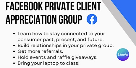 Facebook Private Client Appreciation Group