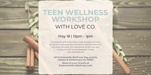 Teen Wellness Workshop primary image