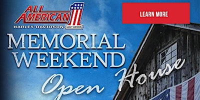 Memorial Day Weekend Open House primary image