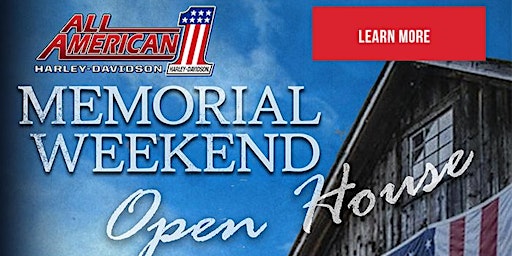 Memorial Day Weekend Open House primary image