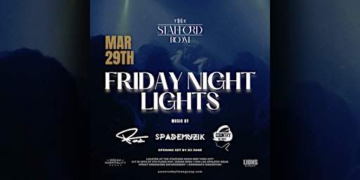 Primaire afbeelding van Friday Night Lights @Stafford Room