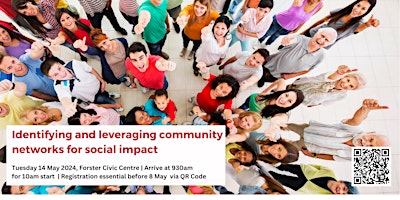 Primaire afbeelding van Identifying and leveraging community networks for social impact