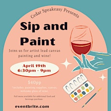 Sip and Paint in the Speakeasy