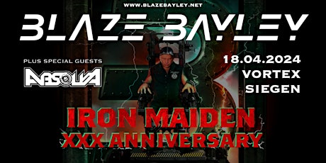 Imagem principal do evento Blaze Bayley - Unstoppable Tour 2024 - Special Guests: Absolva