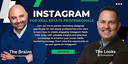 Imagem principal do evento Level II - Instagram Editing Workshop for Realtors