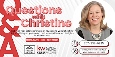 Immagine principale di Questions With Christine 