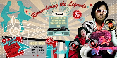 Imagem principal do evento Remembering the Legends: A Tribute to the King and Stars of the 50’s & 60’s