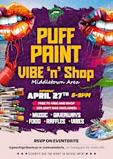 Puff, PAINT, vibe, and SHOP❗️