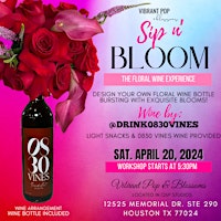 Primaire afbeelding van Vibrant Pop & Blossoms  *Sip n Bloom* 0830 Wine Experience