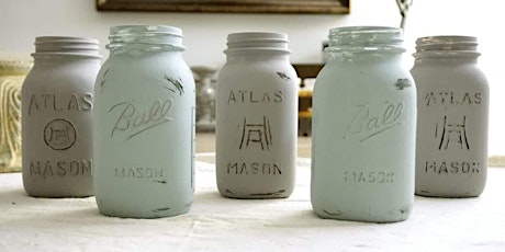 Mason Jar Chalk Paint Class (With Chalk Paint™ by Annie Sloan)