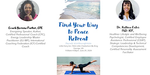 Image principale de Find Your Way To Peace Retreat