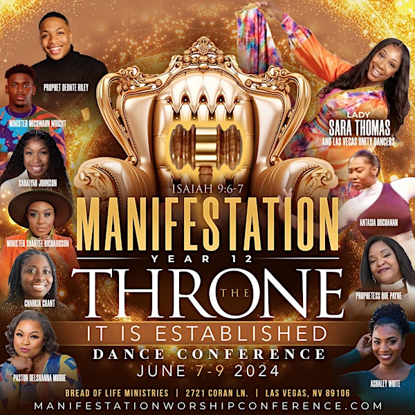 Manifestation Worship Arts Conference 2024: The Throne-It is ESTABLISHED