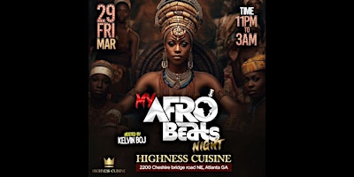 Image principale de My AfroBeats Night Atlanta