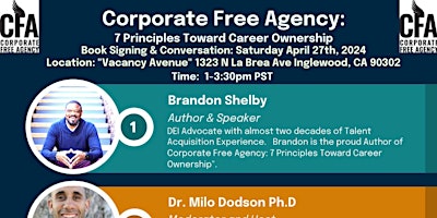 Imagem principal do evento Corporate Free Agency Book Signing & Conversation