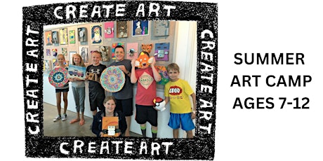 AFTERNOON Session: June 18-20, June 25-27 (Youth Art Camp)