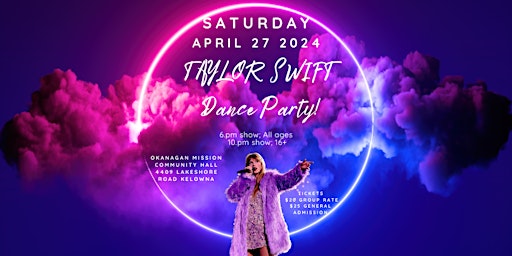 Imagem principal do evento Taylor Swift Dance Party--all ages edition