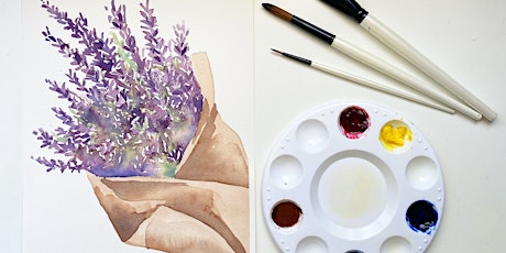 Watercolors Made Easy: Lavender Bouquet (Canby)