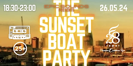 Imagem principal do evento Epic Sounds Presents - The Sunset Boat Party