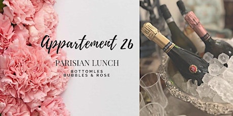 Parisian Lunch with Bottomless Bubbles & Rose