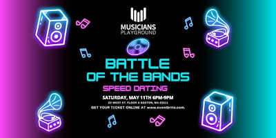 Imagem principal do evento Battle of the Bands - Speed Dating [Ages 26 - 40]