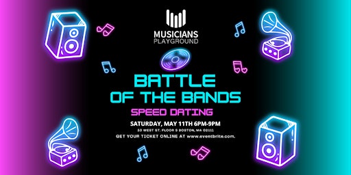 Primaire afbeelding van Battle of the Bands - Speed Dating [Ages 26 - 40]