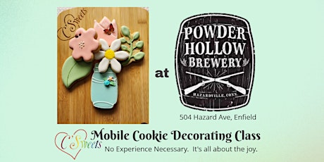 C'Sweets Mobile Cookie Decorating Class at Powder Hollow Brewery