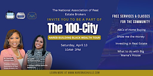 Immagine principale di NAREB Nashville: NAREB Building Black Wealth Tour 