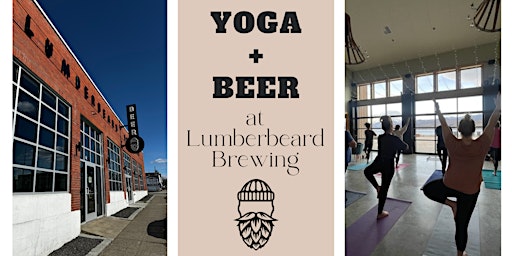 Imagem principal do evento Yoga + Beer at Lumberbeard Brewing, Spokane