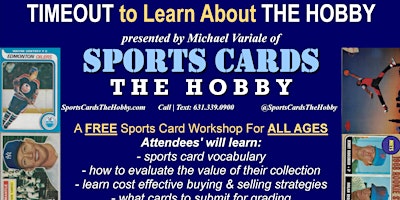 Timeout to Learn About The Sports Card Hobby primary image