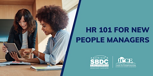 HR 101 for New People Managers primary image