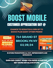 Customer Appreciate Day at Grand Electronics by Boost Mobile