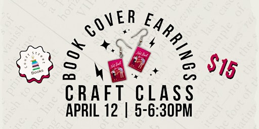 Imagen principal de Craft Class: Book Cover Earrings