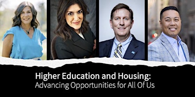 Higher Education and Housing: Advancing Opportunities for All of Us primary image