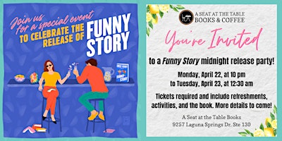 Imagen principal de Midnight Release Party: Emily Henry's "Funny Story"