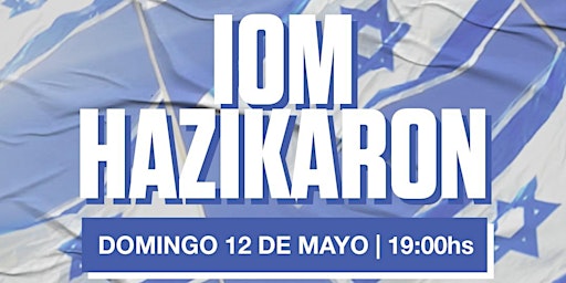 Imagem principal do evento Acto Central Iom Hazikaron 2024