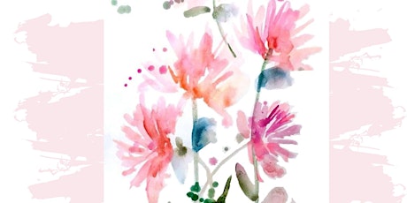 Floral Watercolor Adults Painting  Class Perfect Gift for Mother's Day