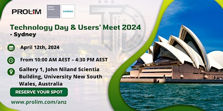 Technology Day and User Group Meet - Sydney