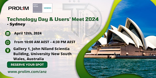 Imagem principal de Technology Day and User Group Meet - Sydney