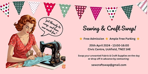 Imagem principal do evento Fabric, Craft & Sewing Swap