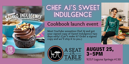 Imagem principal do evento Chef AJ "Sweet Indulgence" Launch & Signing