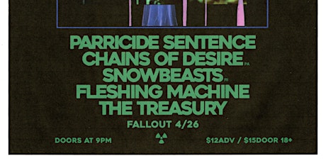 Parricide Sentence, Chains of Desire, Snowbeasts …