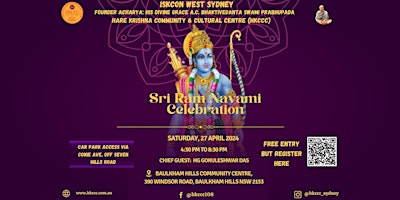 Hauptbild für Sri Ram Navami Celebration