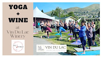 Immagine principale di Yoga + Wine at Vin Du Lac Winery 