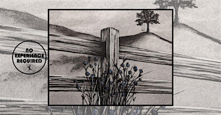 Charcoal Drawing Event "Flowering Fence" in Stevens Point