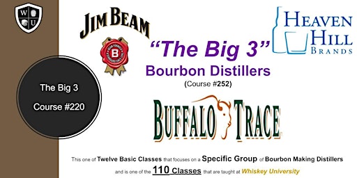 Image principale de The Big 3 Tasting Class BYOB  (Course #252)