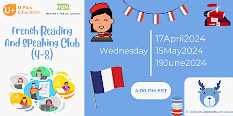 French Reading and Speaking Club (4-8)