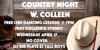 Imagen principal de Country Night w. Colleen