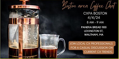 Boston CXPA Coffee Chat