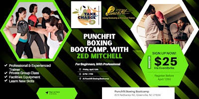Punchfit Boxing Bootcamp, With Zed Mitchell primary image