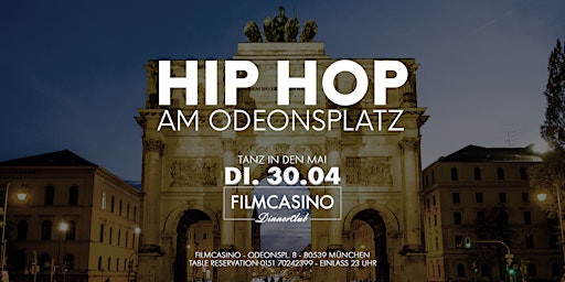 Imagem principal de HIP HOP AM ODEONSPLATZ - 30.04 - Tanz in den Mai